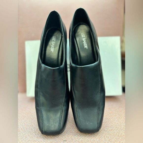 Liz Baker Millie Black 8M heels 2" - Picture 6 of 6